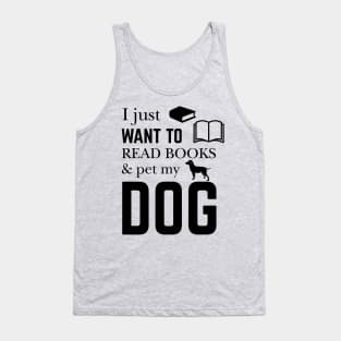 Read Books and Pet Dogs Tank Top